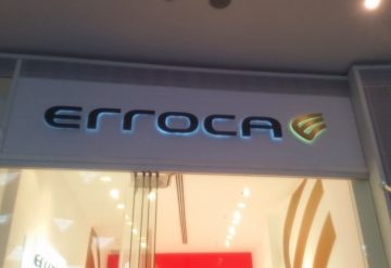 שלט של חנות Erroca