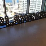 שילוט אותיות מוארות playground – במשרדי פייסבוק תל אביב